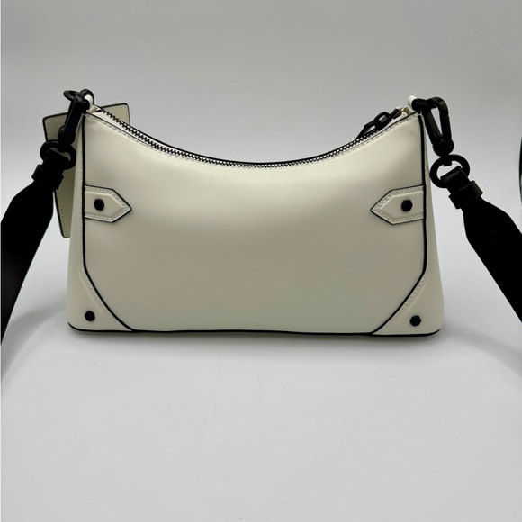 Charles & Keith Cream Crossbody Chain Handle Bag W/Changeable Straps Imported - Picture 2 of 13